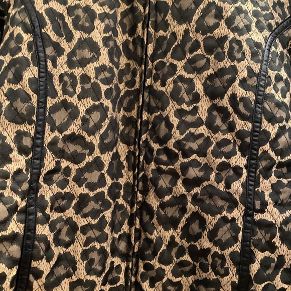 Reversable Black/Leopard Print jacket XL - Picture 4 of 7